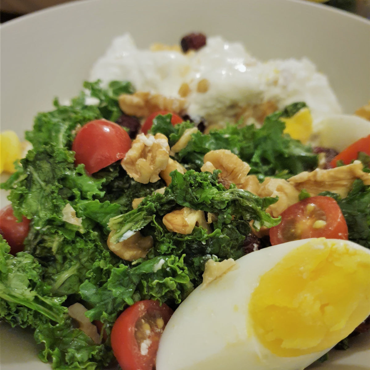 Marinated Kale Salad with Lemon Backyard Fresh