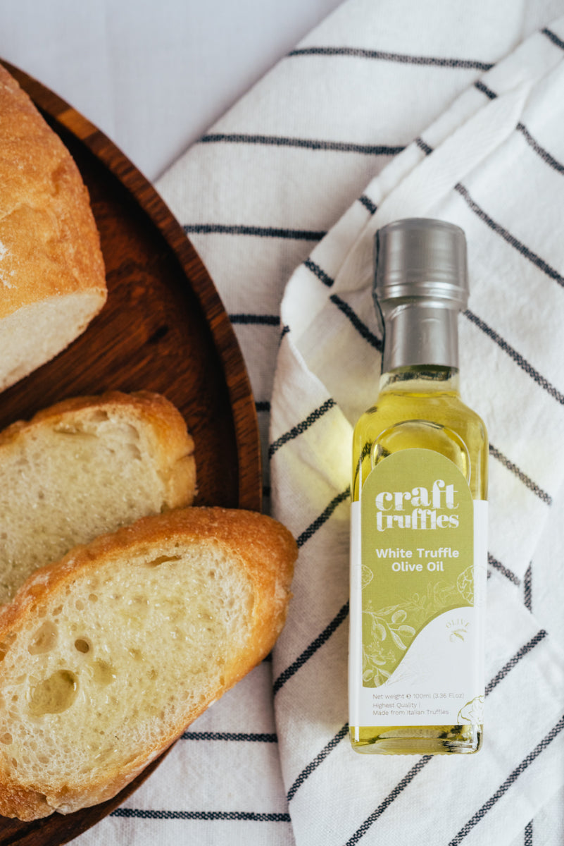 White Truffle Olive Oil Craft Truffles Backyard Fresh
