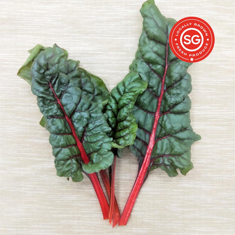 Swiss Chard. Fresh Singapore Vegetables. Local Farm. Organic.