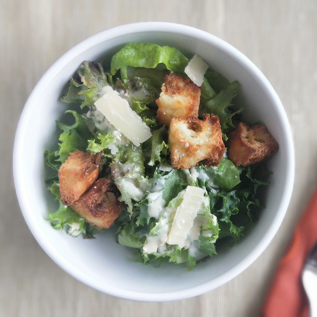Mayo-free Caesar Salad